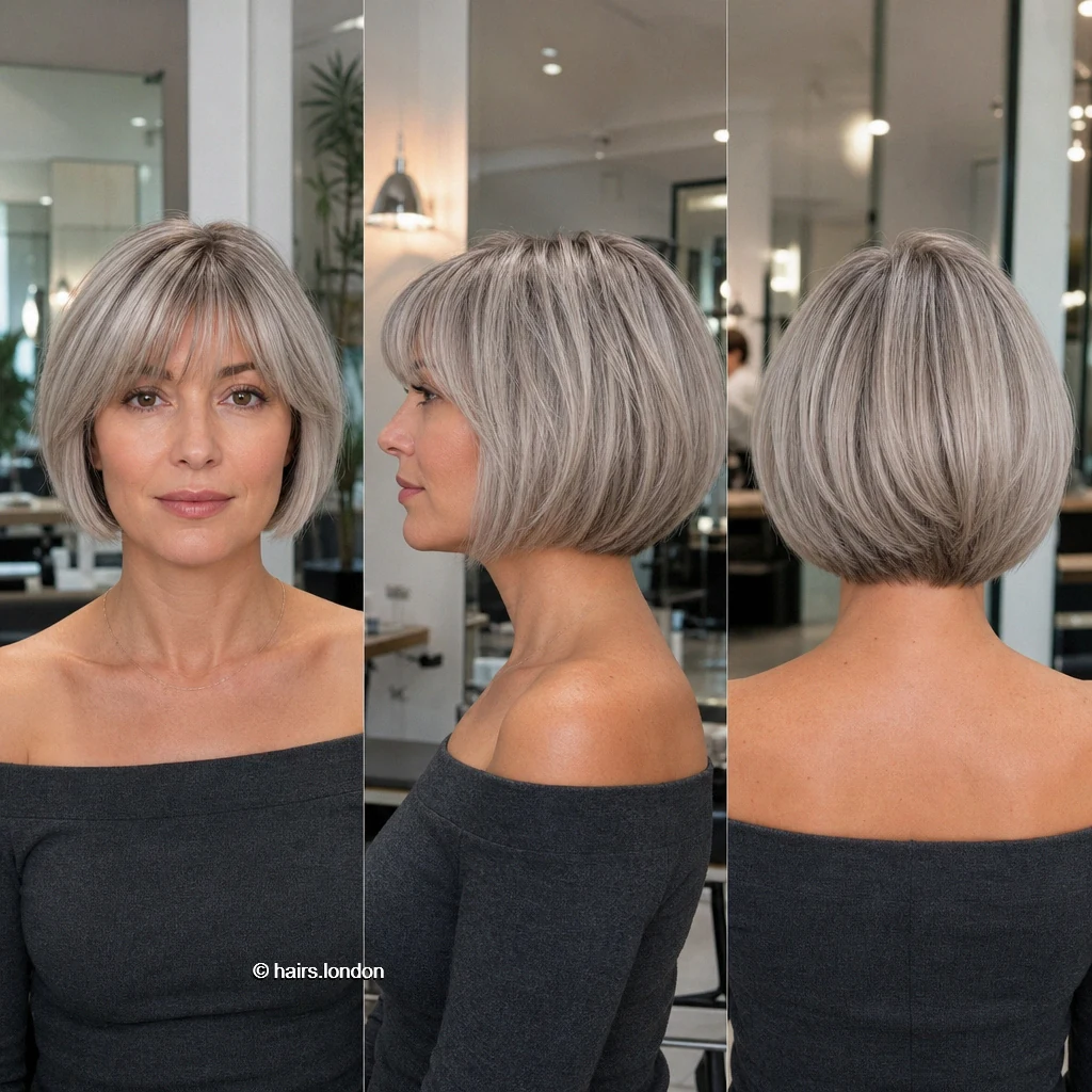 Silver Fringe Bob