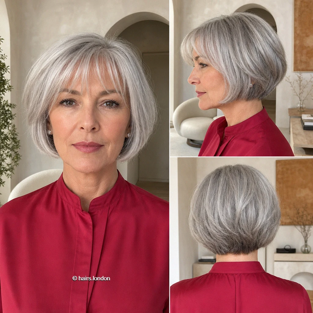 Silver Fringe Bob