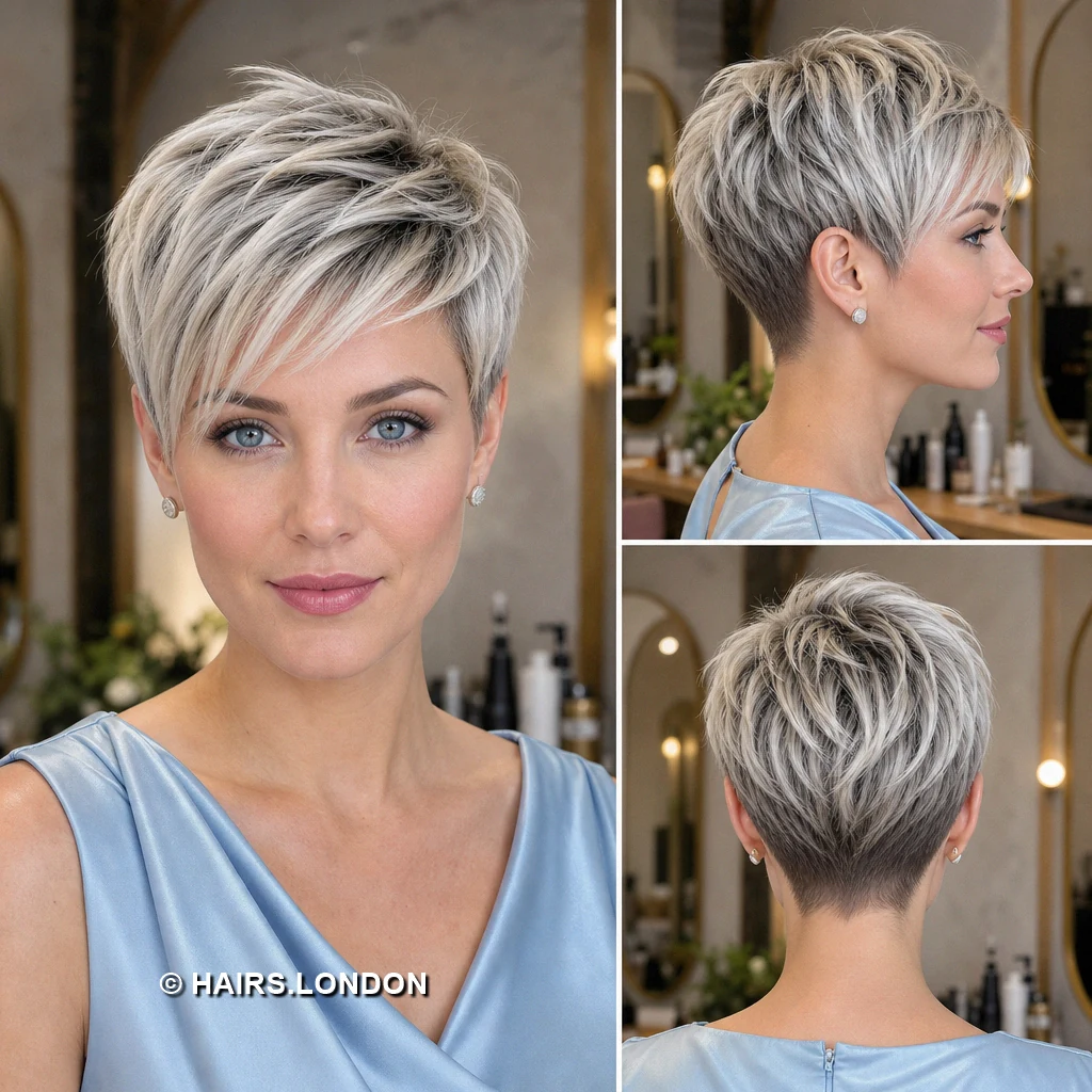 Silver Full Quiff