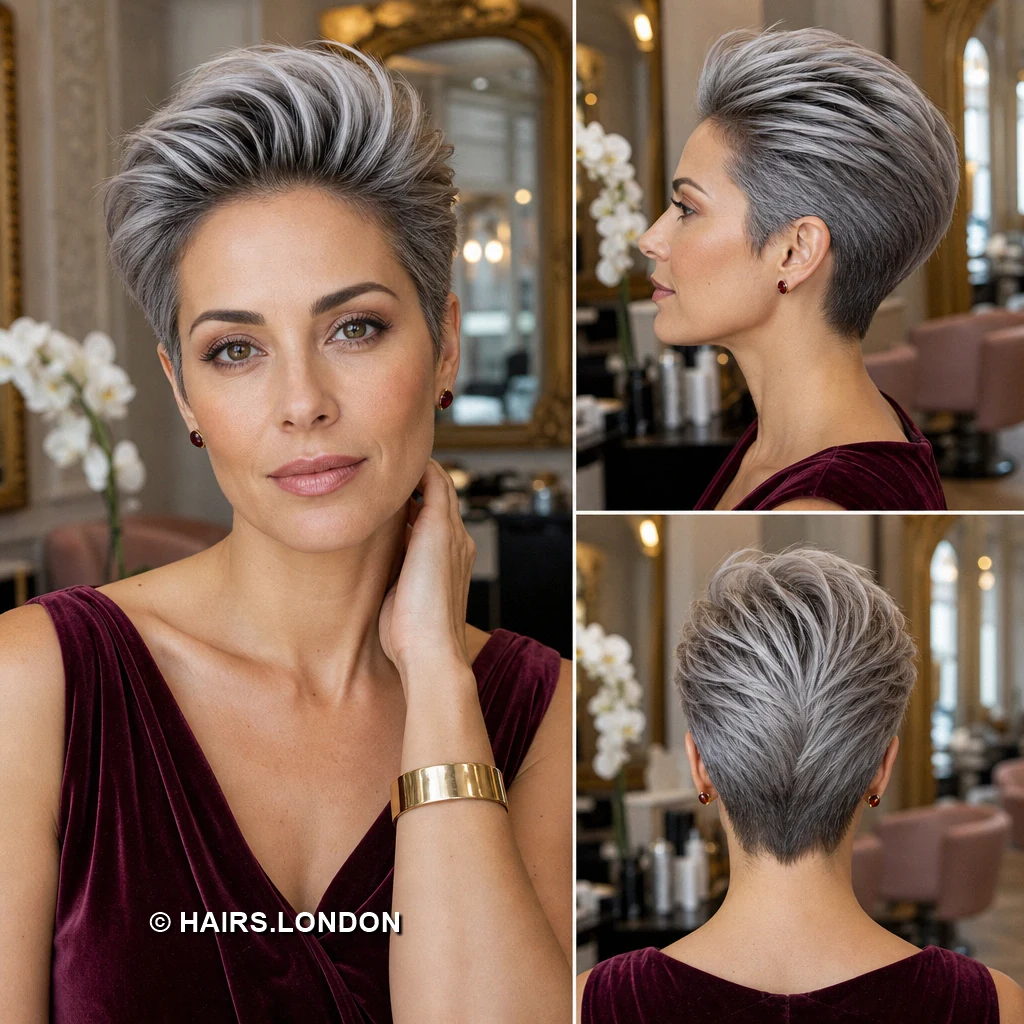 Silver Longfringe Pixie