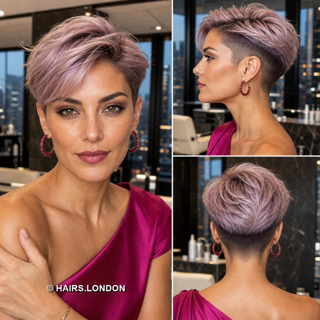 19 Pastel Pixie Haircuts With Texture, Shape, and Soft Color Silver Pastel Streaks
