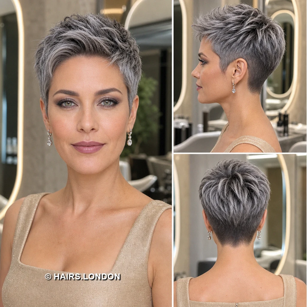 Silver Sculpted Waves