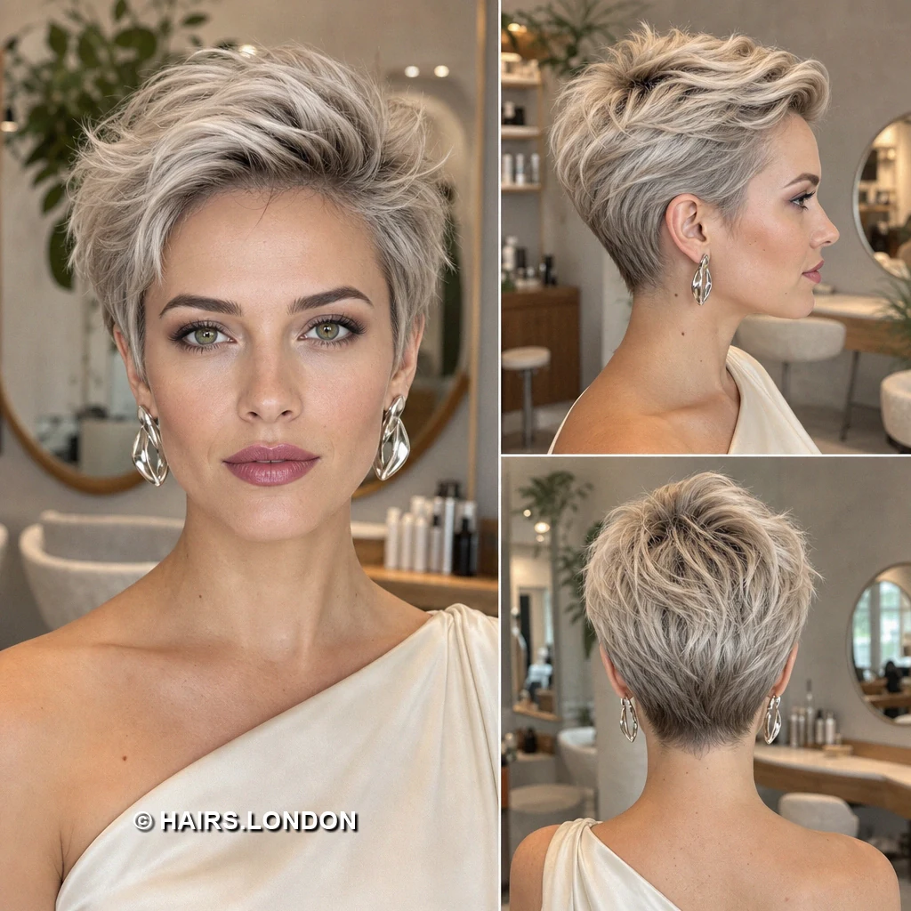 Silver Short Spikes