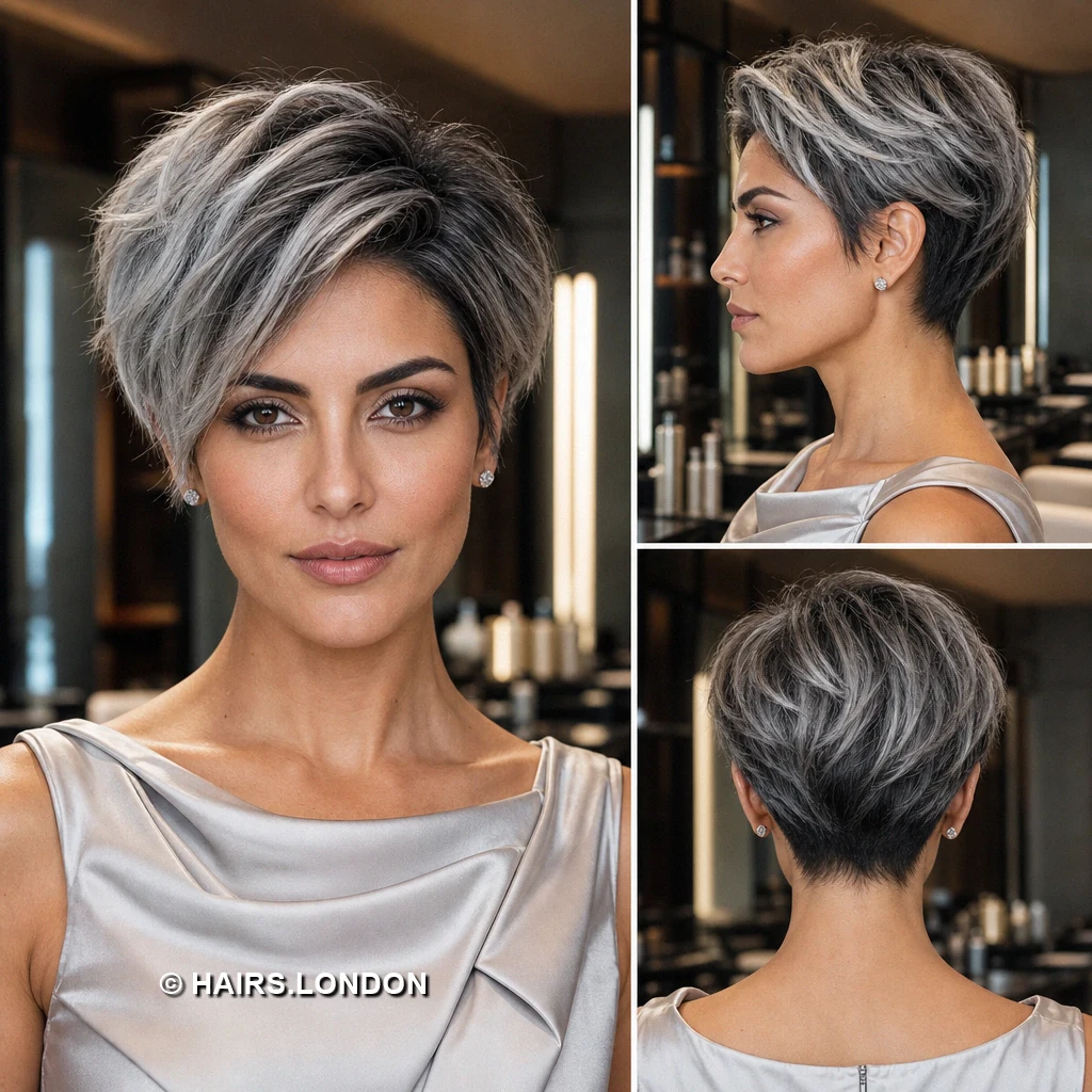 Silver Soft Fringe