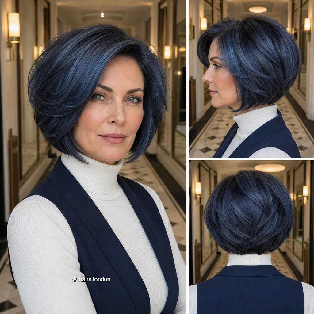 Slate Rounded Bob