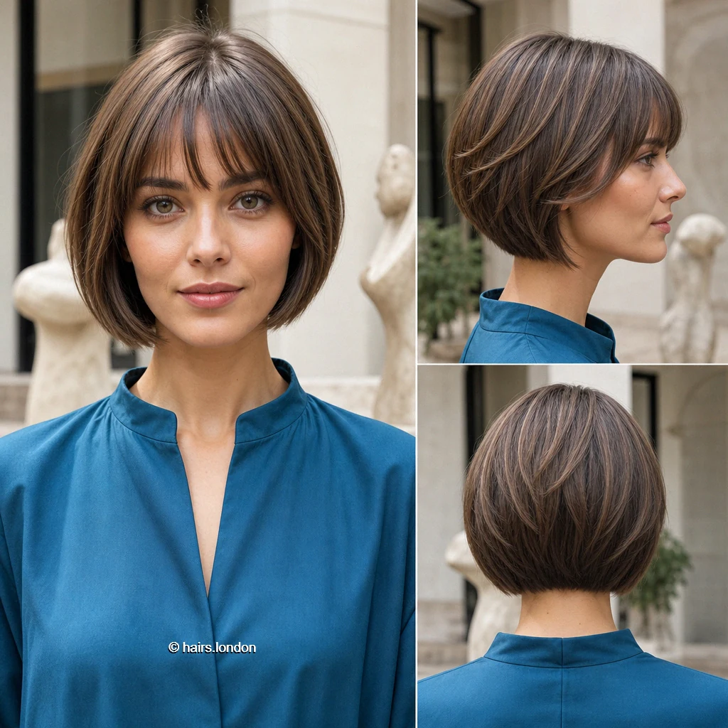 Taupe Fringed Bob
