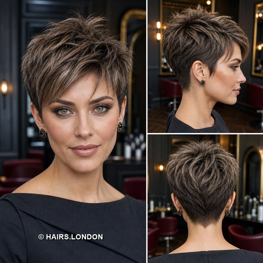 Toffee Softfringe Pixie