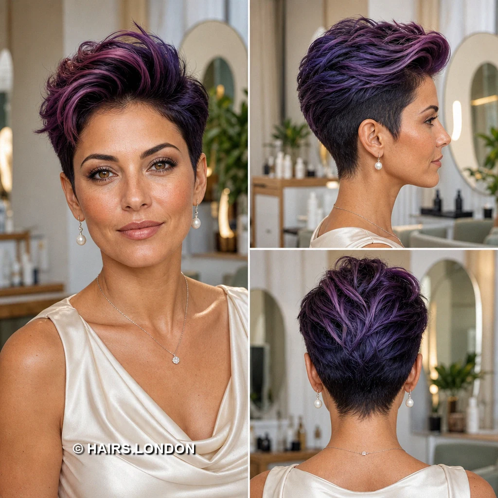 Violet Pompadour Pixie