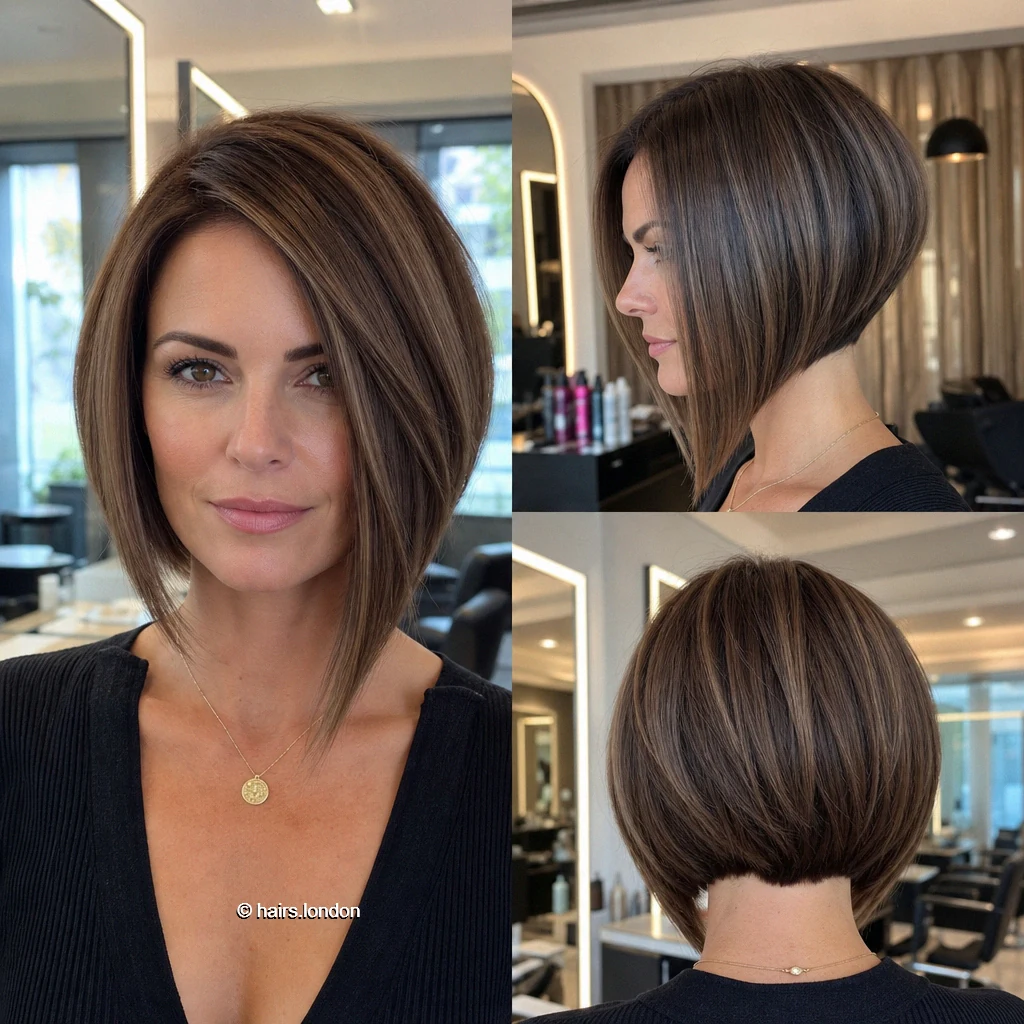 Walnut Contoured Bob